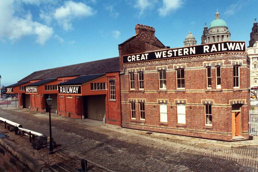 Great Western Railway shed- refurbished for Merseyside Development Corporation