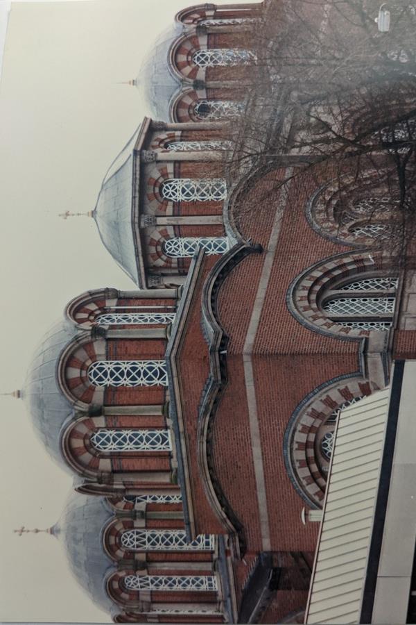 Lead roofing to the Greek Orthodox Church and Stainless steel to the Midland Bank