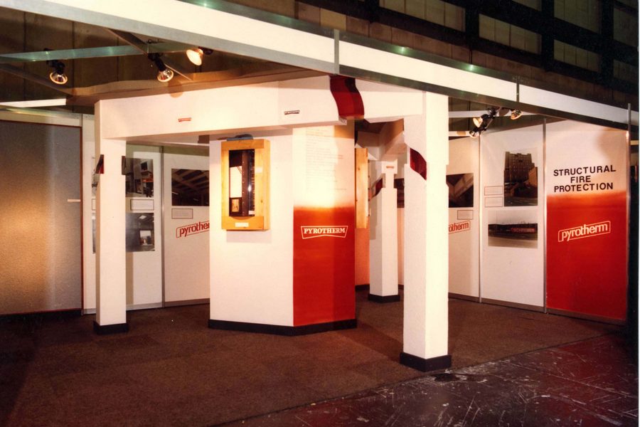 Exhibition stand- winning a prize